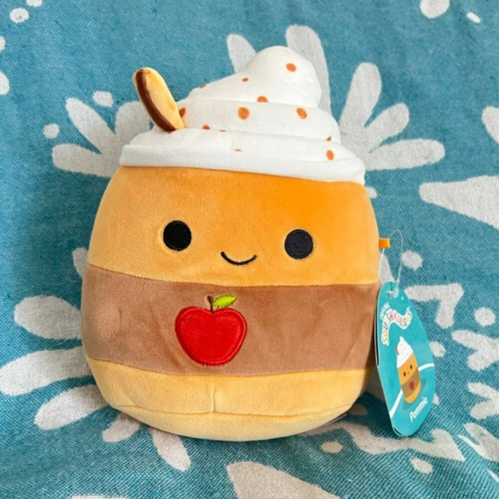Kellytoy Squishmallow Pommie Apple Cider Fall Plush 7.5"
